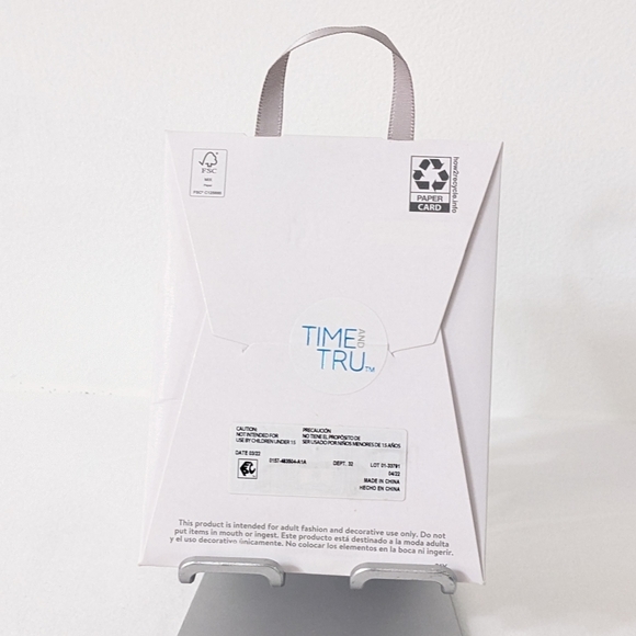 Women's Initial Letter "C" Pendant Necklace Set, 2 PC Set, Gold Tone, NEW - Picture 2 of 3